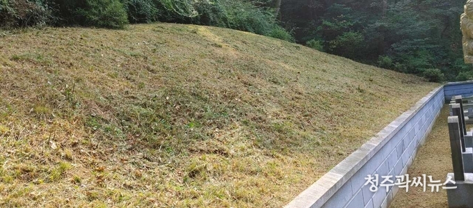 청주 상당사 벌초한 모습