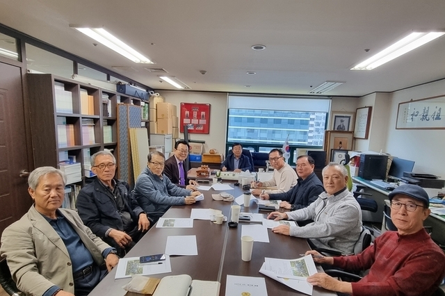 청주곽씨대종회 2025년 4차 집행부 회의, 청주 상당사 시향 등 논의